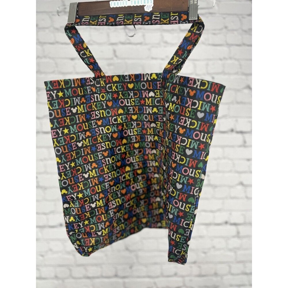 Walt Disney World Disneyland Resort Tote Multicolored Letters Mickey Mouse Bag